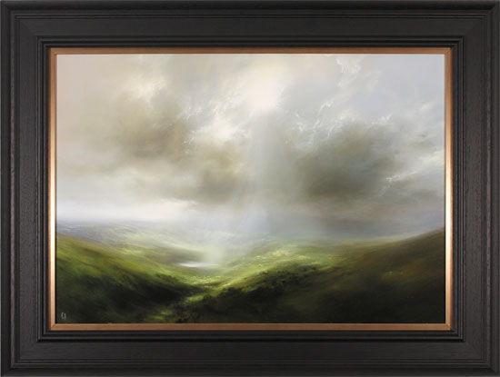 Clare Haley, Original oil painting on panel, Over Dale and Vale