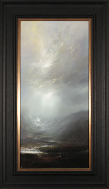 Clare Haley, Original oil painting on panel, Misty Morning Air