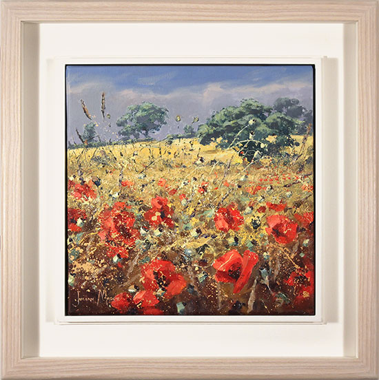 Julian Mason, Original oil painting on canvas, Poppy Fields