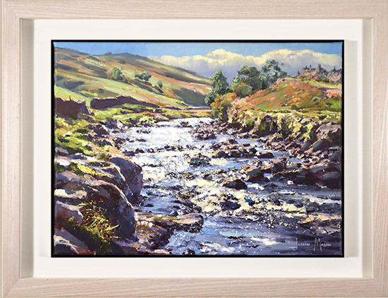 Julian Mason, Original oil painting on canvas, Oughtershaw Beck