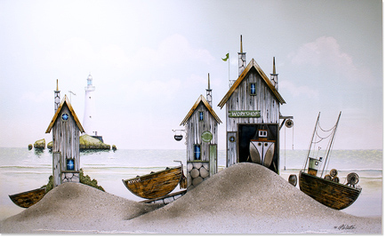 Gary Walton, Watercolour, The Lookout