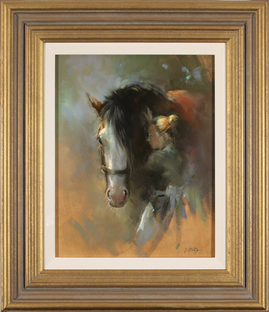 Jacqueline Stanhope, Original oil painting on canvas, My Girl