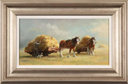 Jacqueline Stanhope, Original oil painting on canvas, The Harvest
