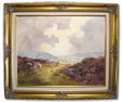 Lewis Creighton, Original oil painting on canvas, Yorkshire Moorland Large image. Click to enlarge
