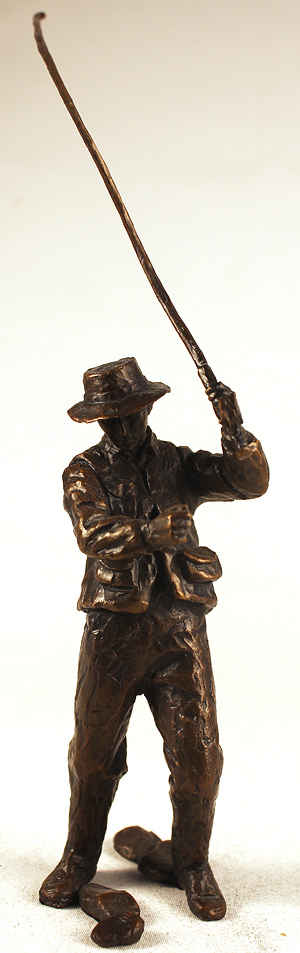 Michael Simpson, Bronze, Fly Fishing, click to enlarge