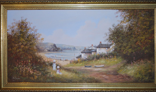 Les Parson, Original oil painting on canvas, The Estuary, click to enlarge