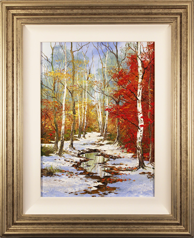 Terry Evans, Original oil painting on canvas, The Early Winter, Yorkshire Dales, click to enlarge