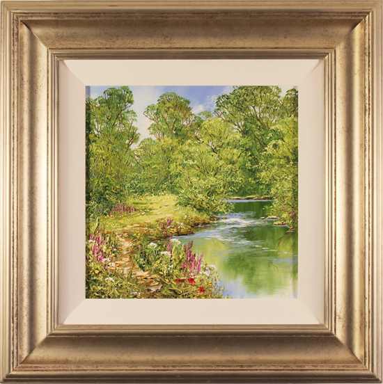 Terry Evans, Original oil painting on canvas, Beckside Trail, Yorkshire