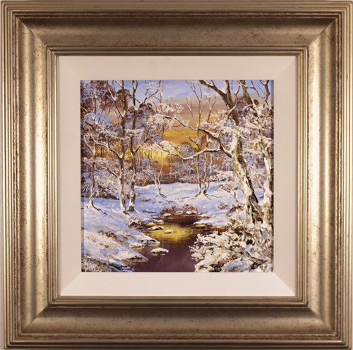 Terry Evans, Original oil painting on canvas, Winter Woodland, click to enlarge