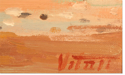 Vitali Bondarenko, Original oil painting on canvas, Beach Scene Signature image. Click to enlarge
