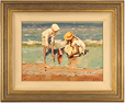 Vitali Bondarenko, Original oil painting on canvas, Beach Scene Large image. Click to enlarge
