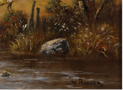Wendy Reeves, Original oil painting on canvas, Country Scene Signature image. Click to enlarge