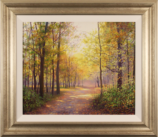 Alan Barker, Original oil painting on canvas, Dappled Light