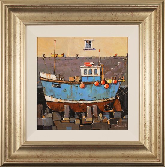 Alan Smith, Original oil painting on panel, Old Blue, click to enlarge