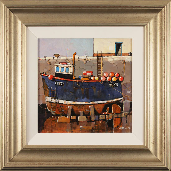 Alan Smith, Original oil painting on panel, Rusty Blue, click to enlarge