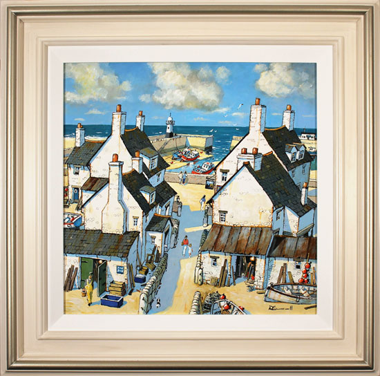 Alan Smith, Original oil painting on panel, To the Light House, click to enlarge