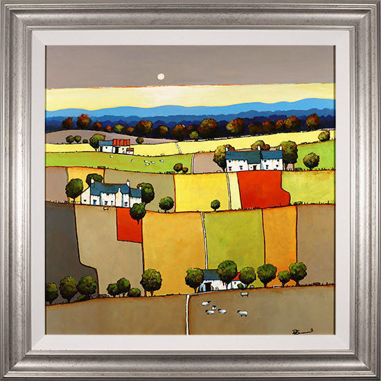 Alan Smith, Original oil painting on panel, This Farming Life, click to enlarge