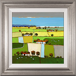 Alan Smith, Original oil painting on panel, The Farmstead, Yorkshire