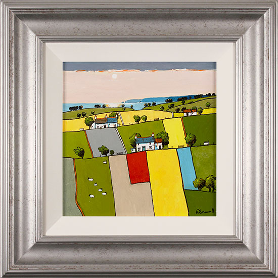 Alan Smith, Original oil painting on panel, Where Land Meets Sea