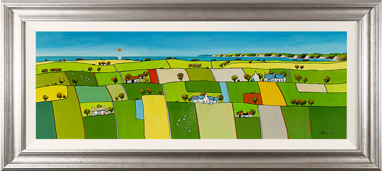 Alan Smith, Original oil painting on panel, A Perfect Day, Yorkshire, click to enlarge