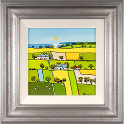 Alan Smith, Original oil painting on panel, Far as the Eye Can Sea