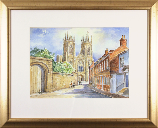 Alan Stuttle, Watercolour, York Minster