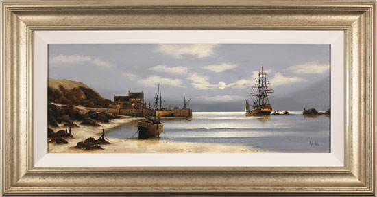 Alex Hill, Original oil painting on canvas, Smuggler's Bay, click to enlarge