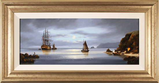 Alex Hill, Original oil painting on canvas, Return to Smuggler's Cove 