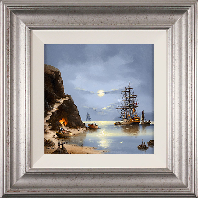 Alex Hill, Original oil painting on panel, A Buccaneer's Bounty, click to enlarge