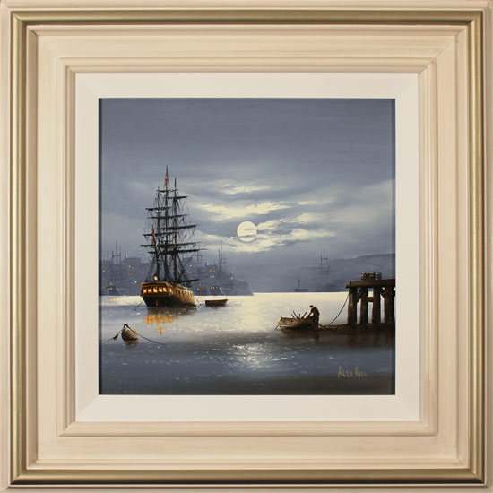 Alex Hill, Original oil painting on canvas, Moonlight Mystery , click to enlarge