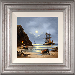 Alex Hill, Original oil painting on panel, Smuggler's Tides