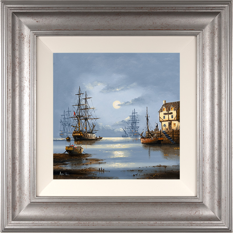 Alex Hill, Original oil painting on panel, The Quay Inn