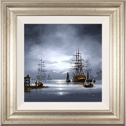 Alex Hill, Original oil painting on panel, As the Mist Draws in Large image. Click to enlarge
