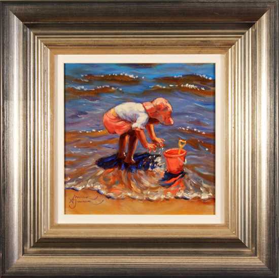 Amanda Jackson, Original oil painting on panel, Seaside Splash