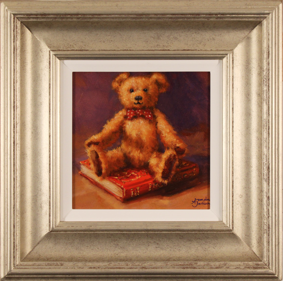 Amanda Jackson, Original oil painting on panel, The Storyteller