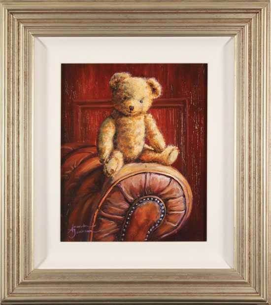 Amanda Jackson, Original oil painting on panel, Chester, A Well Loved Bear