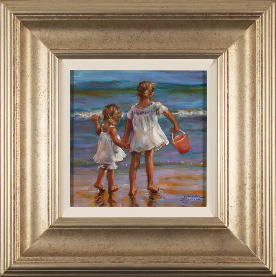 Amanda Jackson, Original oil painting on panel, Sea Breeze