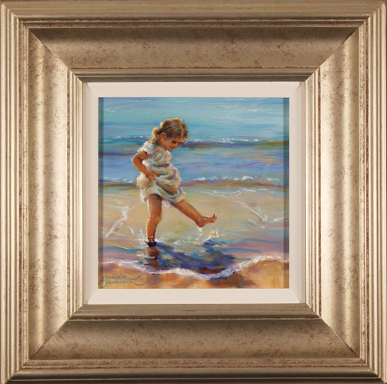 Amanda Jackson, Original oil painting on panel, Splish Splash