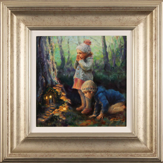Amanda Jackson, Original oil painting on panel, The Fairy Door, click to enlarge