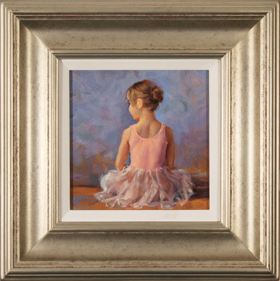 Amanda Jackson, Original oil painting on panel, Sitting Pretty 