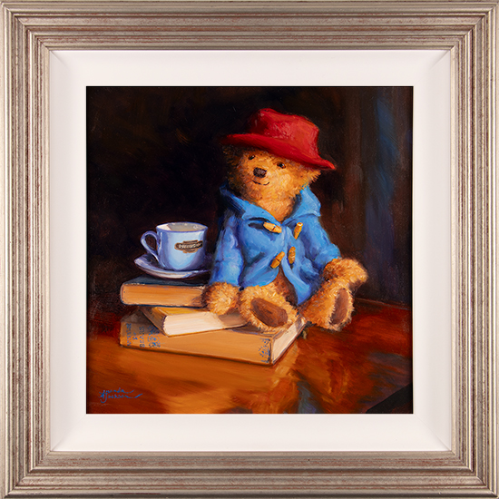 Amanda Jackson, Original oil painting on panel, The Adventurous Bear  