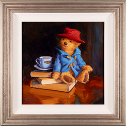 Amanda Jackson, Original oil painting on panel, The Adventurous Bear 