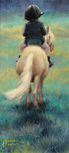 Amanda Jackson, Original oil painting on panel, My Little Pony Without frame image. Click to enlarge