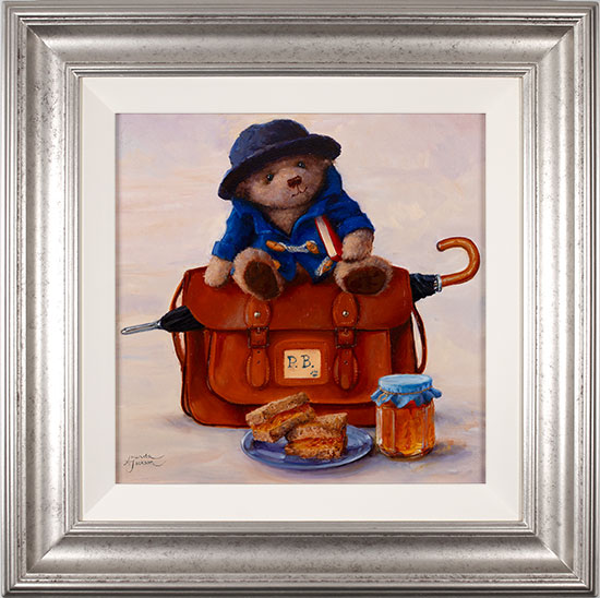 Amanda Jackson, Original oil painting on panel, Up on Top