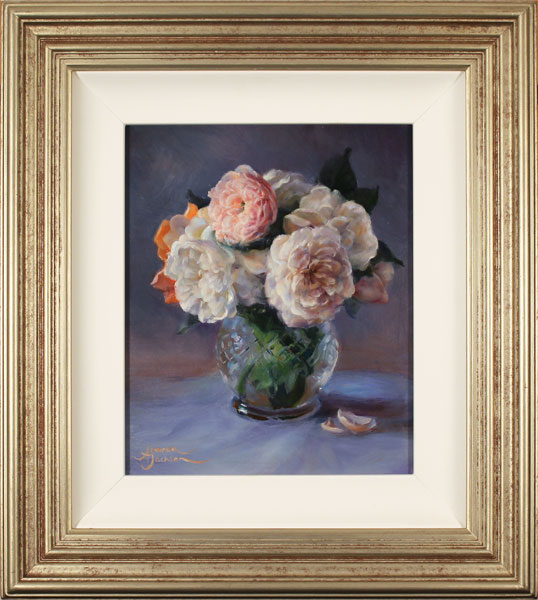 Amanda Jackson, Original oil painting on panel, Garden Bouquet  