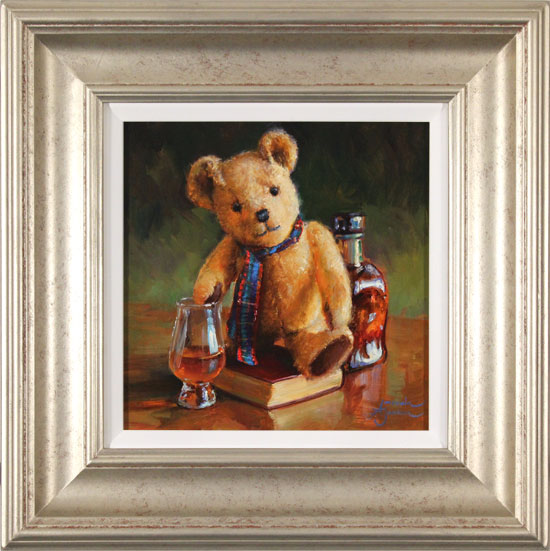 Amanda Jackson, Original oil painting on panel, The Whisky Connoisseur 