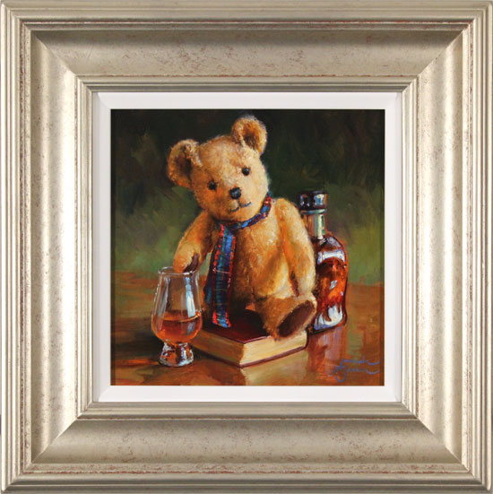 Amanda Jackson, Original oil painting on panel, The Whisky Connoisseur  