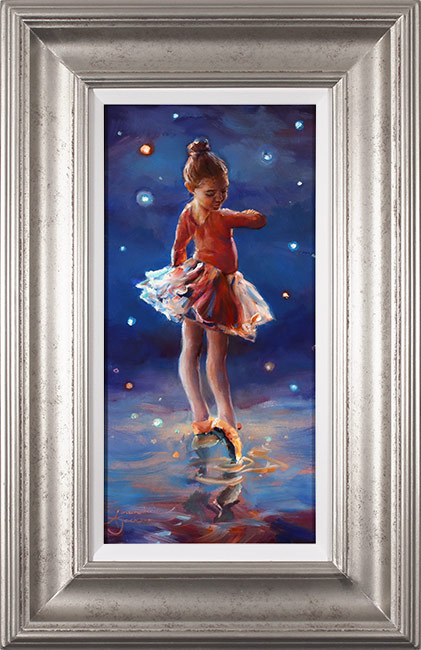 Amanda Jackson, Original oil painting on panel, Dancing by Starlight 