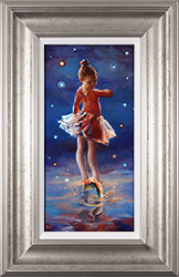 Amanda Jackson, Original oil painting on panel, Dancing by Starlight