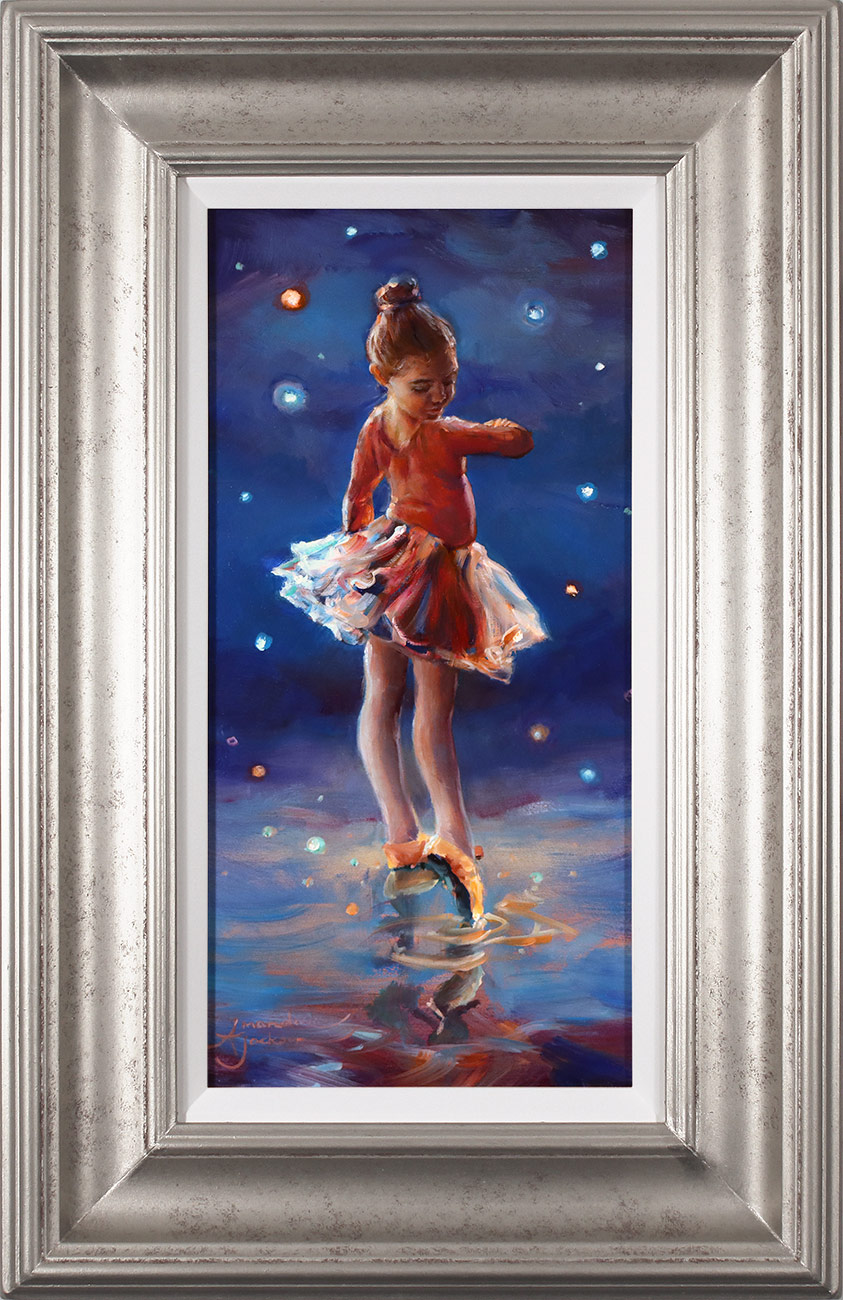 Amanda Jackson, Original oil painting on panel, Dancing by Starlight. Click to enlarge